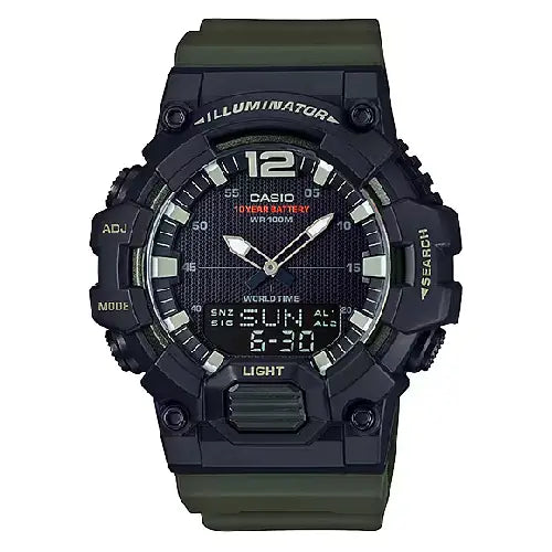 Casio Youth HDC-700-3AVDF Ana-Digi Black Dial Resin Strap Men's Watch