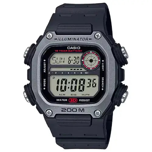 Casio Youth-Digital DW-291H-1AVDF Black Dial Resin Strap Men's Watch