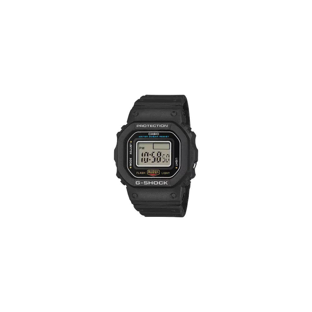Casio G Shock Digital "G-SHOCK Nano" Ring Watch DWN-5600-1JR Digital Dial Black Bio-Based Resin Strap Men's Watch