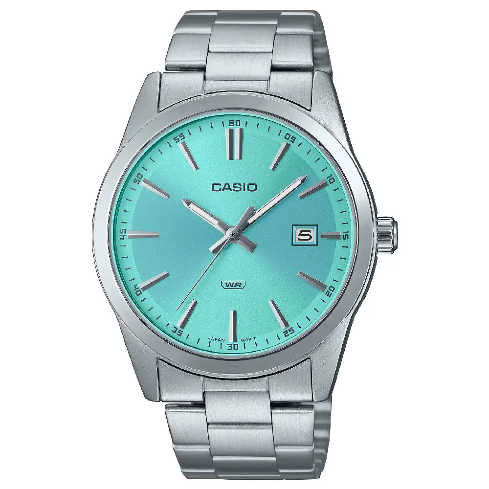 Casio Enticer Classic MTP-VD03D-2A3 Analog Blue Dial Stainless Steel Men's Watch
