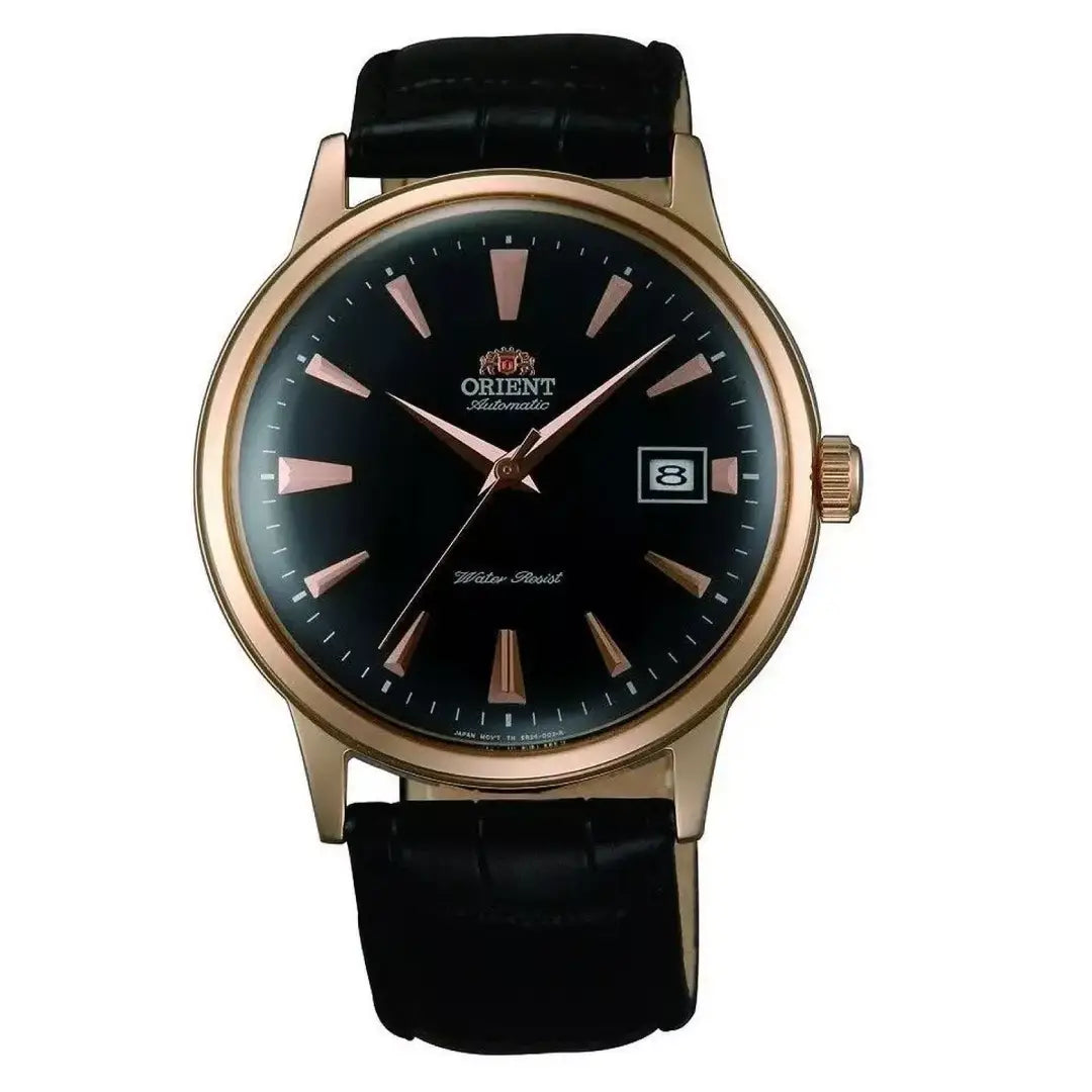 Orient Bambino Automatic TAC00001B0 Black Dial Leather Strap Men's Watch
