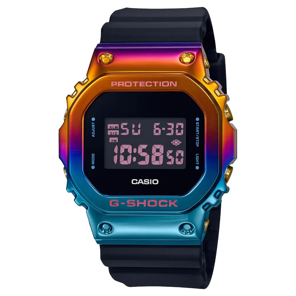 Casio G Shock GM-5600SN-1A Metal-Covered Digital Multi-Color Dial Resin Strap Men's Watch