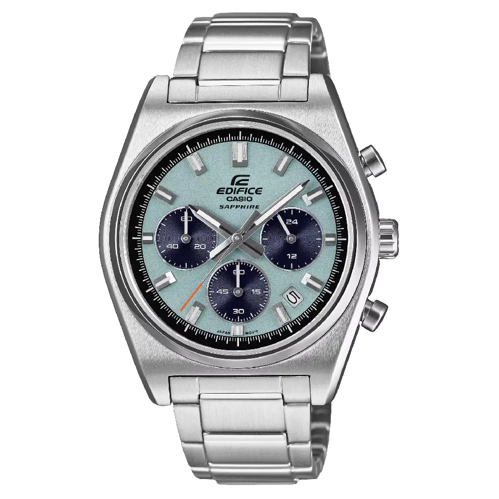 Casio Edifice EFB-730D-2BVUDF Standard Chronograph Blue Dial 40mm Stainless Steel Men's Watch