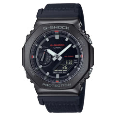 Casio G-Shock Metal Covered GM-2100CB-1ADR Black Dial Stainless Steel Men's Watch