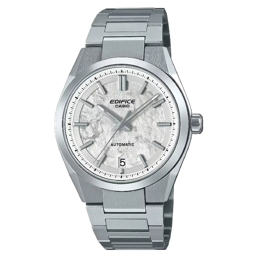 Casio Edifice Automatic EFK-100D-7ADR Carbon White Dial Stainless Steel Men's Watch