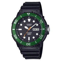 Casio Collection Analog MRW-230H-1E3VDF Black Dial Resin Strap Men's Watch