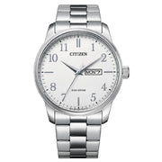 Citizen BM8550-81A Eco Drive white dial 41.8mm stainless steel mens watch