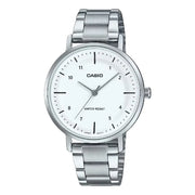 Casio Enticer Ladies Analog LTP-VT03D-7BDF Silver Dial Stainless Steel Women's Watch