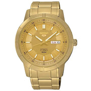 Seiko 5 SNKN62K1 King Gold men's automatic watch front view