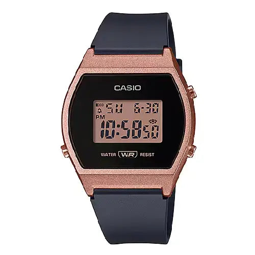 Casio Collection LW-204-1ADF Digital Black Dial Resin Strap Women's Watch