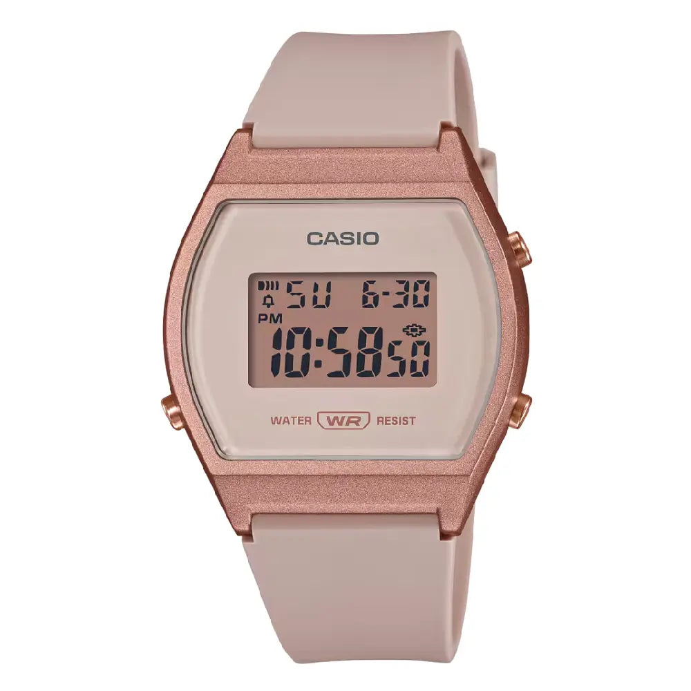 Casio Collection LW-204-4ADF Digital Pink Dial Resin Strap Women's Watch