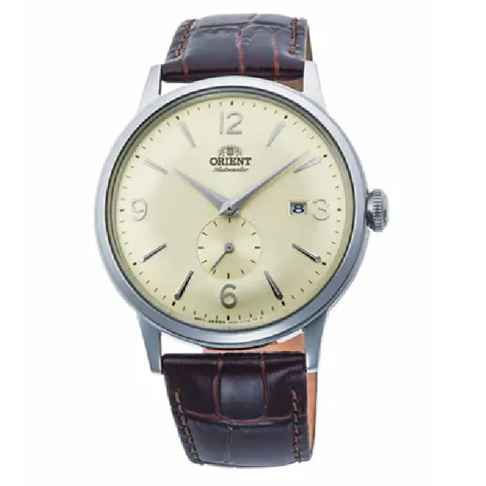 Orient Bambino Small Seconds RA-AP0003S Champagne Dial (40.5mm) Leather Strap Men's Watch