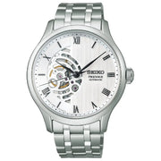 Seiko Presage SARY251 white skeleton dial stainless steel men's watch