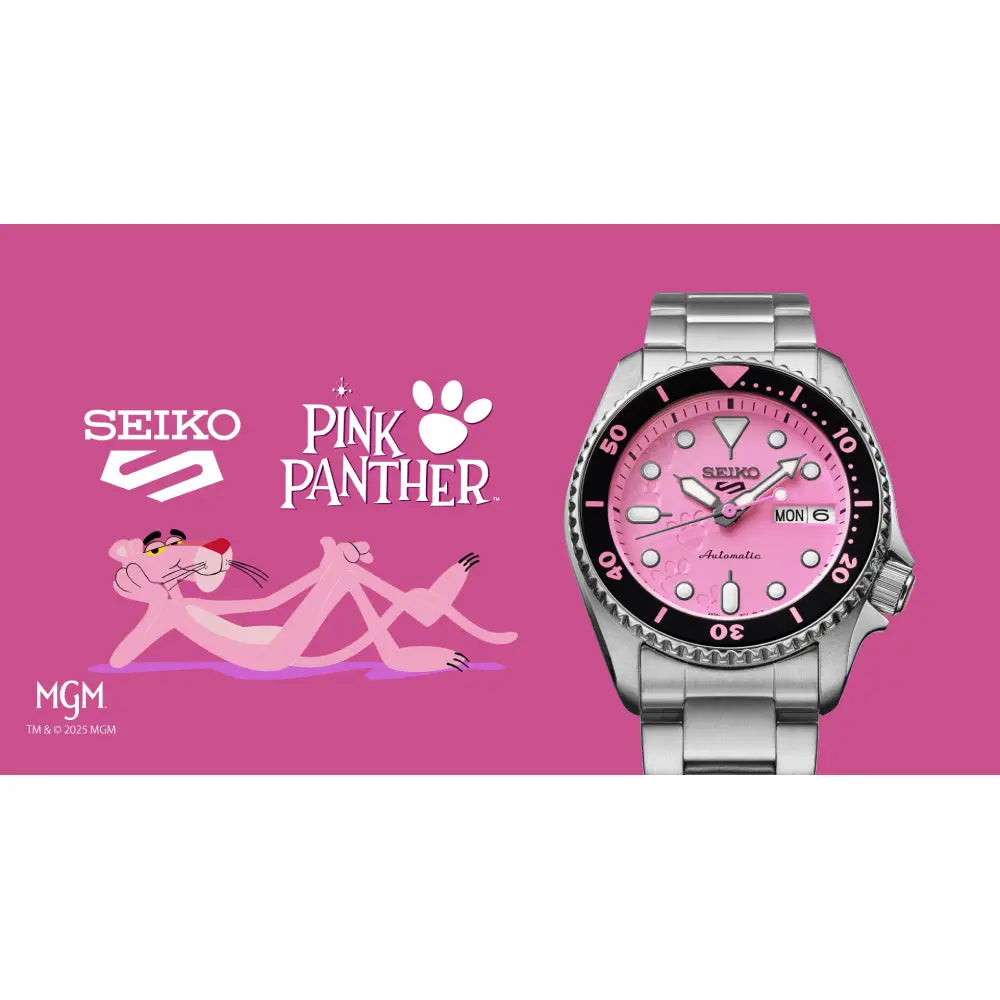 Seiko 5 Sports SBSA321 (SRPM07) "Pink Panther" Limited Edition (9,999 PCs) Men's Watch