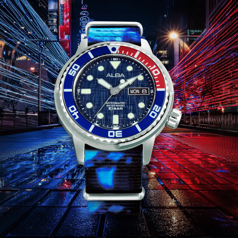 Alba Active Automatic "Pepsi" AL4771X2 Men's Watch