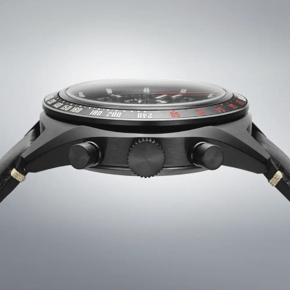 Seiko Prospex Speedtimer "Datsun 240Z" SRQ057J1 (SBEC029) Limited Edition (500 PCS) Black Dial 42mm Leather Strap Men's Watch