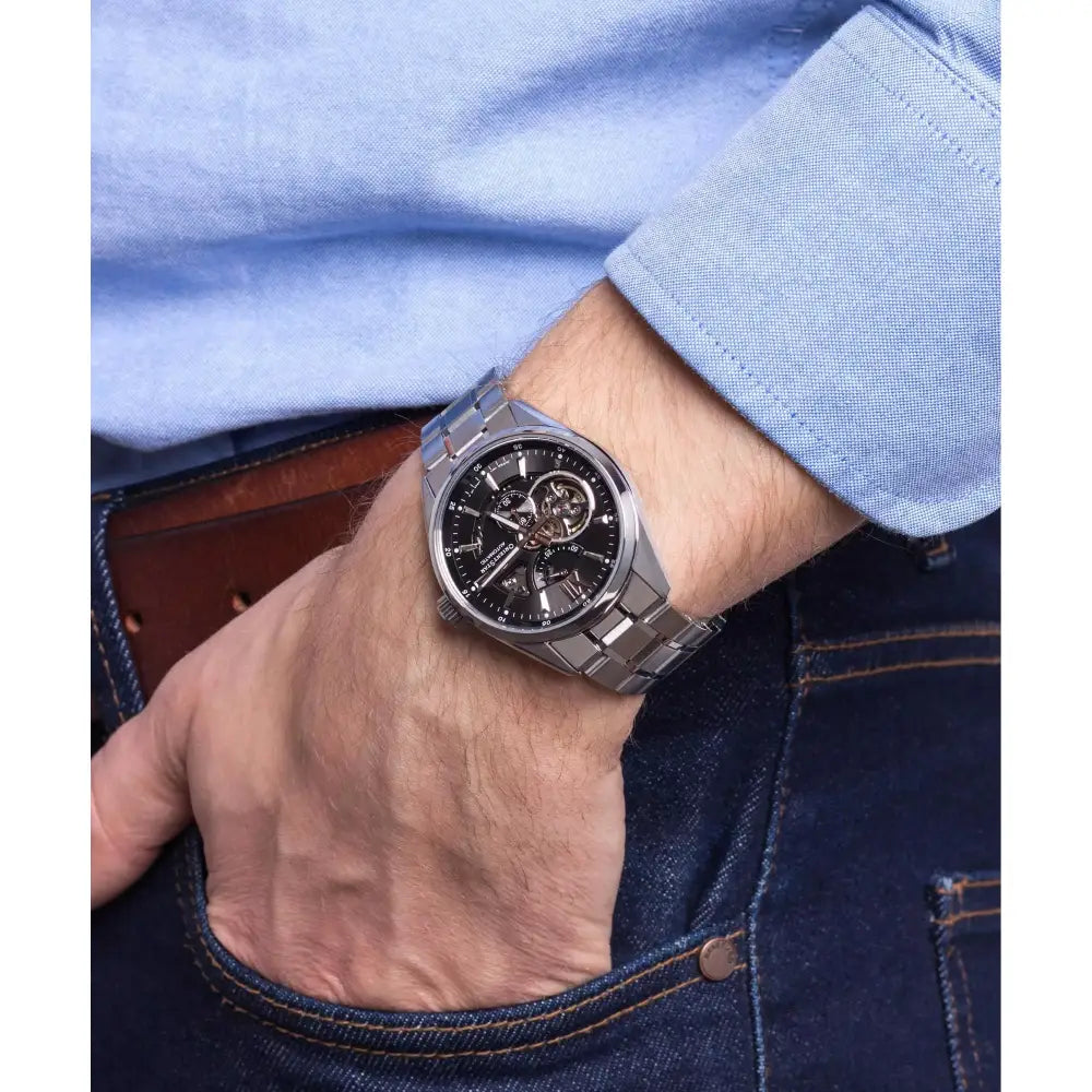 Orient Star RE-AV0004N Automatic Open Heart Grey Dial 41mm Stainless Steel Men's Watch