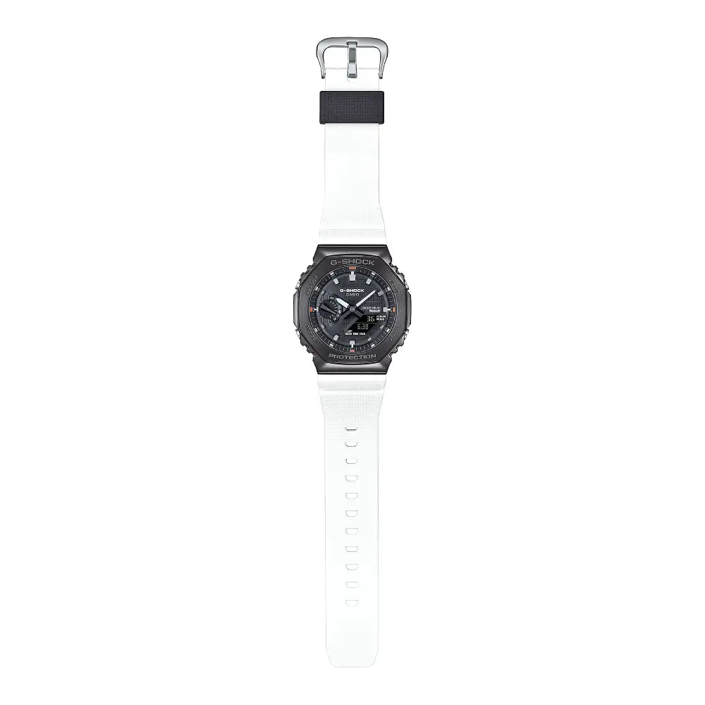 Casio G-Shock GBM-2100B-7AJF bio-based resin strap close-up