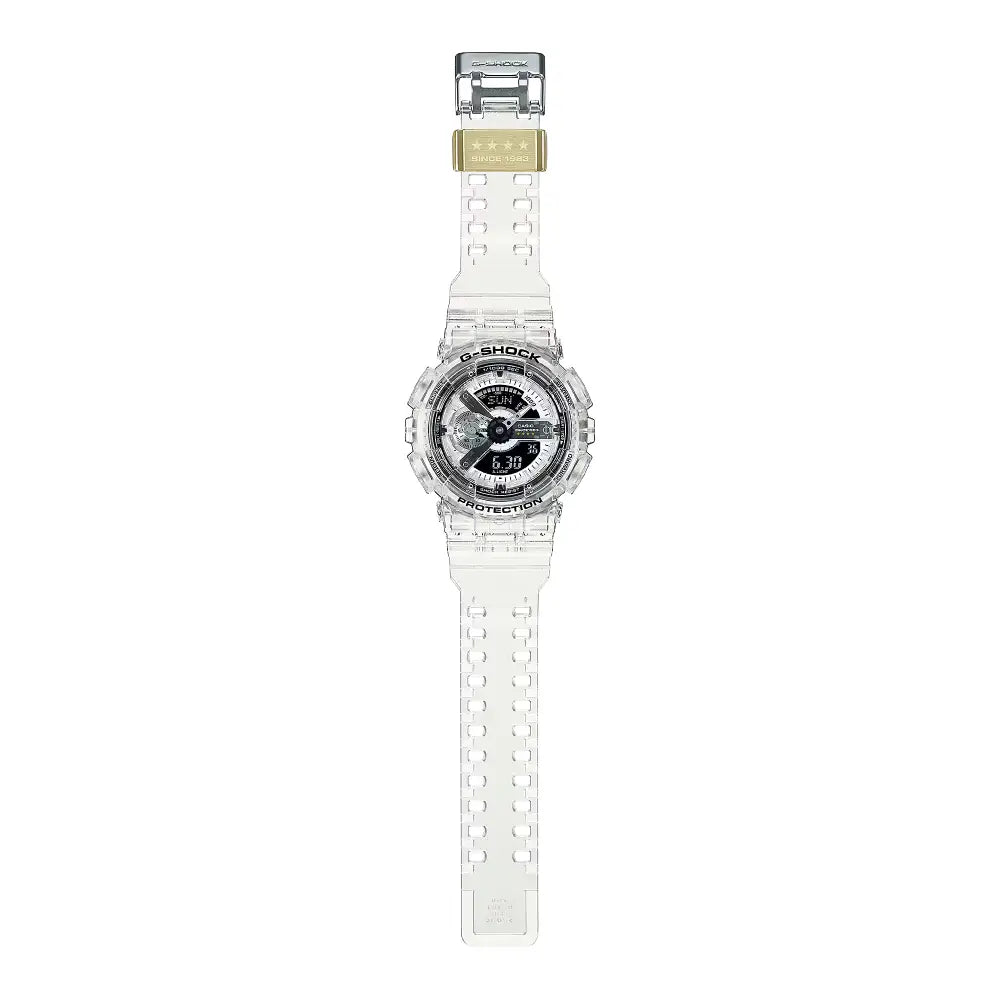 Casio G Shock GA-114RK-7A 40th Anniversary Analog-Digital Limited Edition White Dial Resin Strap Men's Watch