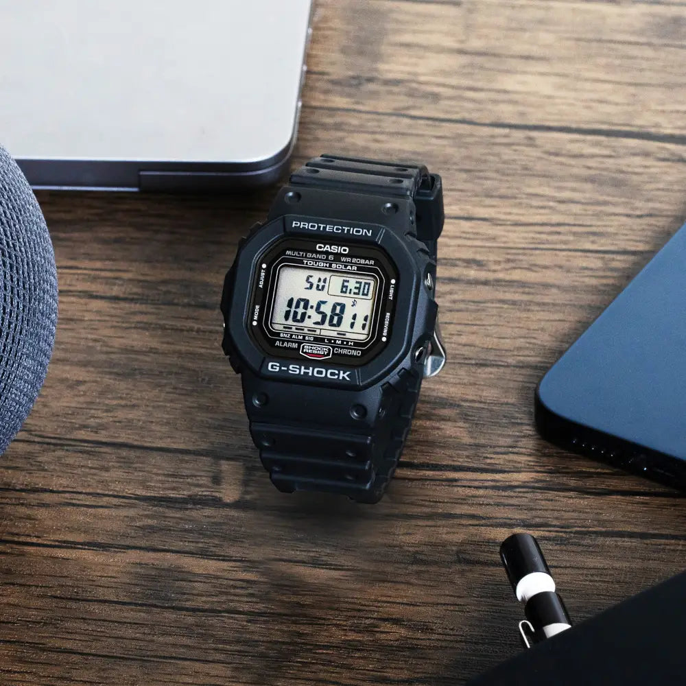 Casio G Shock GW-5000U-1 Digital Tough Solar Black Dial Resin Strap Men's Watch