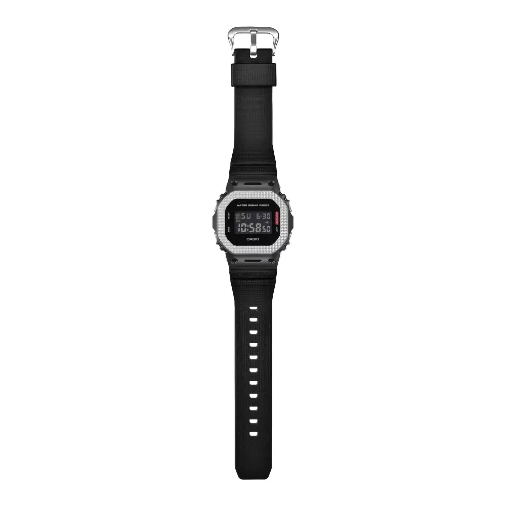Casio G-Shock "Modern Industrial" Metal Covered GM-5600BM-1PR Black Dial 43.2mm Resin Strap Unisex Watch