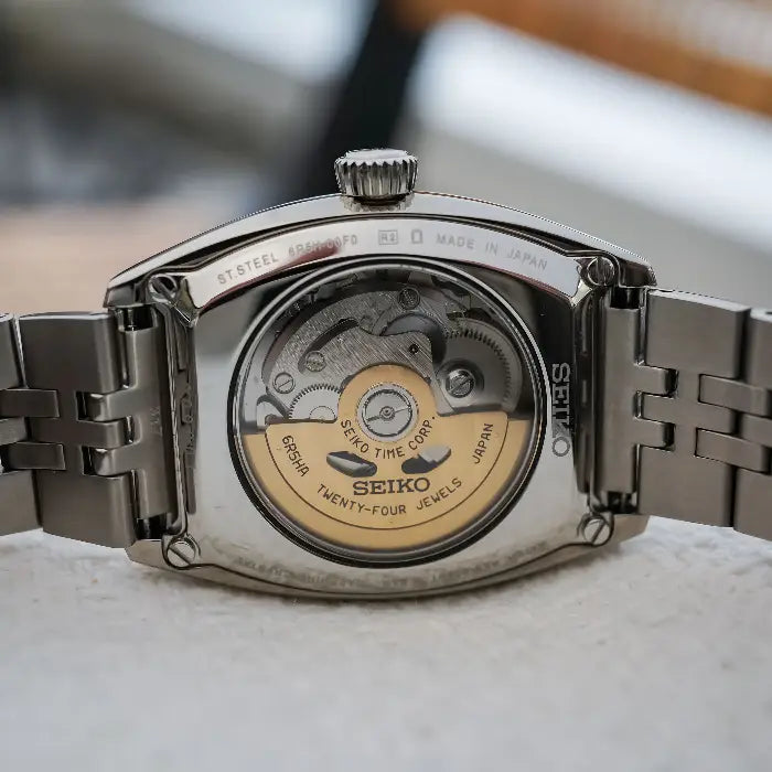 Seiko Presage SPB537  Tonneau Automatic White Dial 35.9mm Stainless Steel Men's Watch