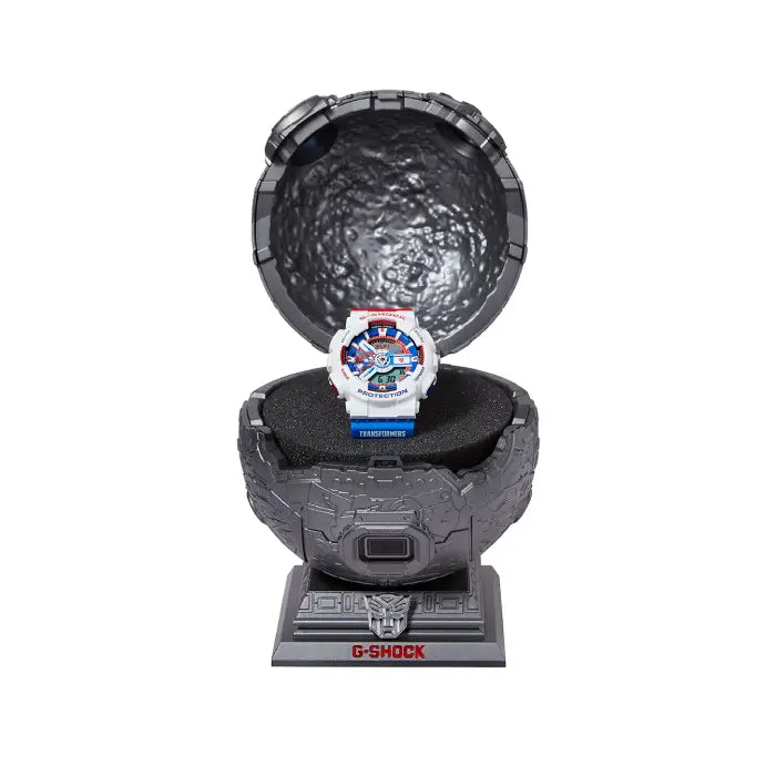 Casio G Shock GA 110OPT22 7BPFT limited edition mens watch dial