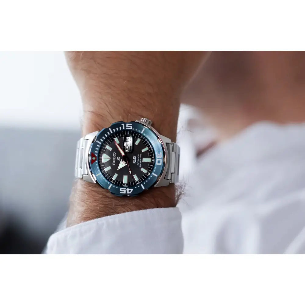 Seiko SRPE27J1 Monster PADI limited edition men's watch black strap
