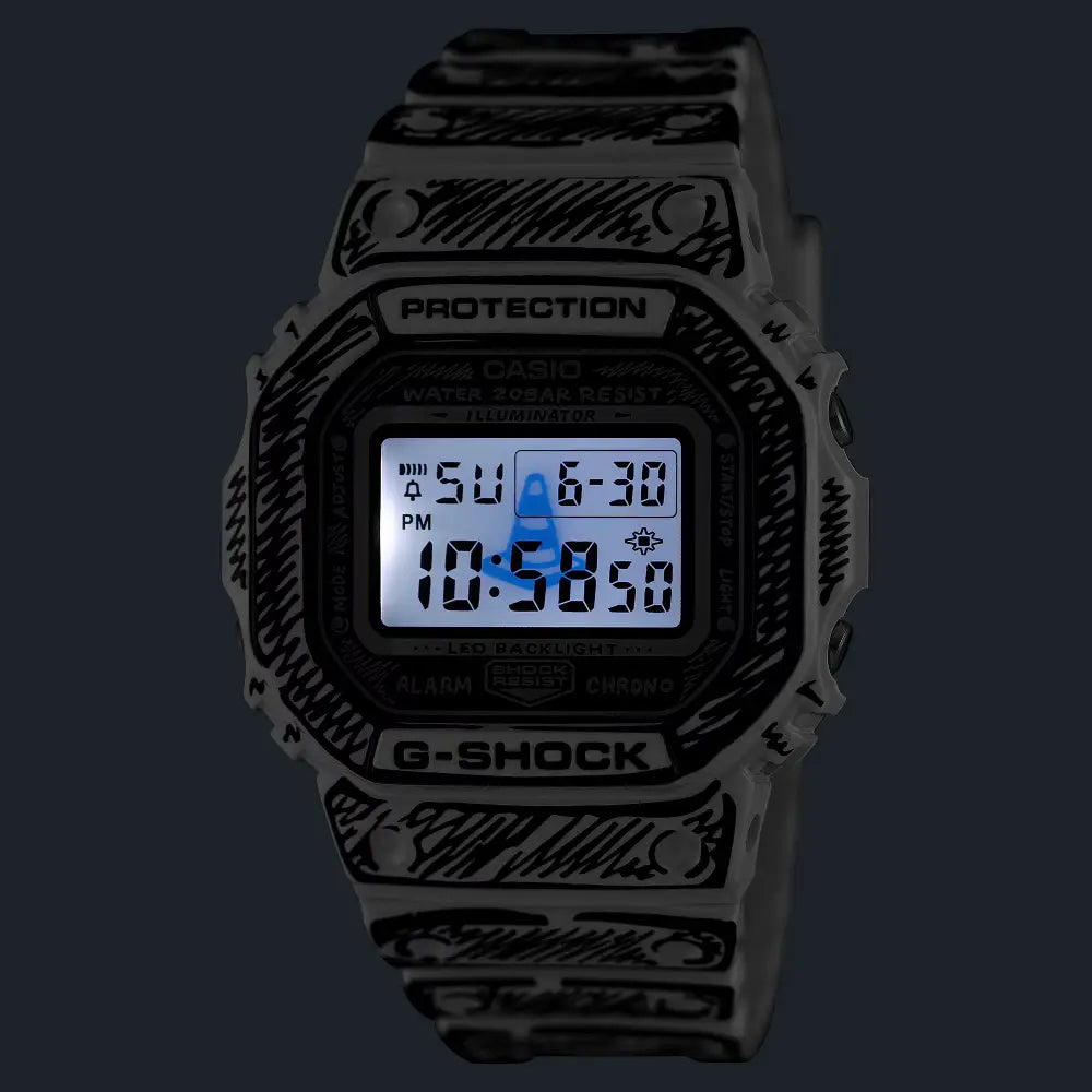 Casio DW 5600JV 7 mens G Shock rainbow edition watch