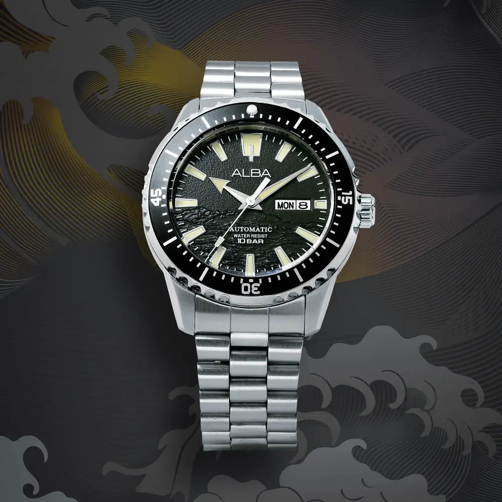 Alba Active Mechanical Black Tide AL4743X1 Men's Watch