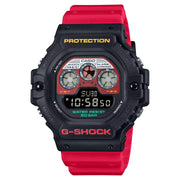 Casio G-Shock Digital DW-5900MT-1A4 Mix Tape Limited Edition Red Dial resin strap Men's Watch