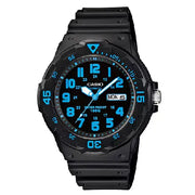Casio MRW-200H-2BVDF men’s watch black dial resin strap