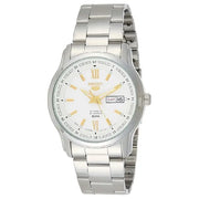 Seiko 5 SNKP15J1 white dial 42mm stainless steel automatic mens watch
