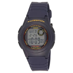 Casio Vintage Digital F-200W-2ADF Black Dial Resin Strap Unisex Watch