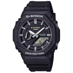 Casio G-Shock CasiOak Analog Digital GA-2100RL-1A Black Dial 45mm Resin Strap Men's Watch