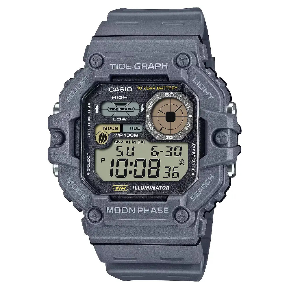 Casio Sports Digital WS-1700H-8AVDF Grey Display Dial Resin Strap Men's Watch