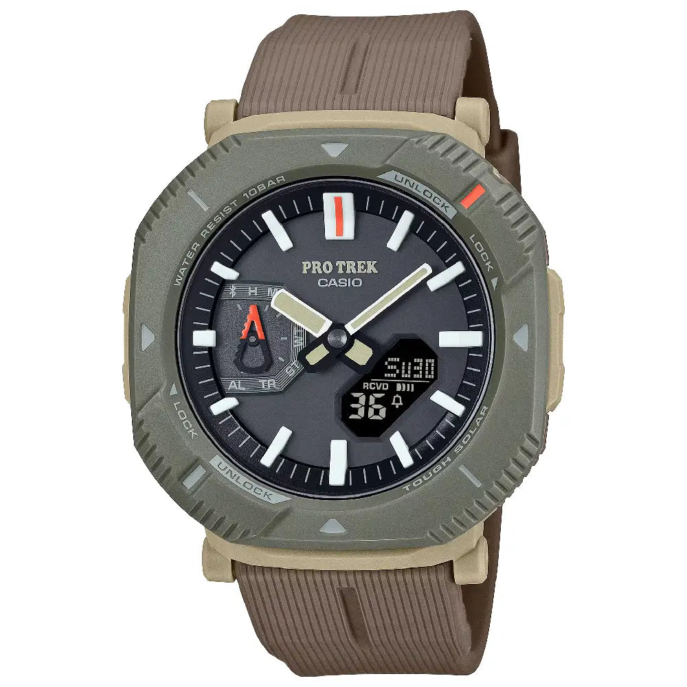 Casio ProTrek PRJ-B001-5D Hiker Line solar Bluetooth men's watch black dial