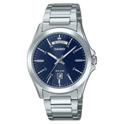 Casio Collection MTP-1370D-2A2VDF Analog Blue Dial Stainless Steel Men's Watch