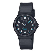 Casio Youth Analog LQ-24B-1BDF Black Dial Resin Strap Women's Watch
