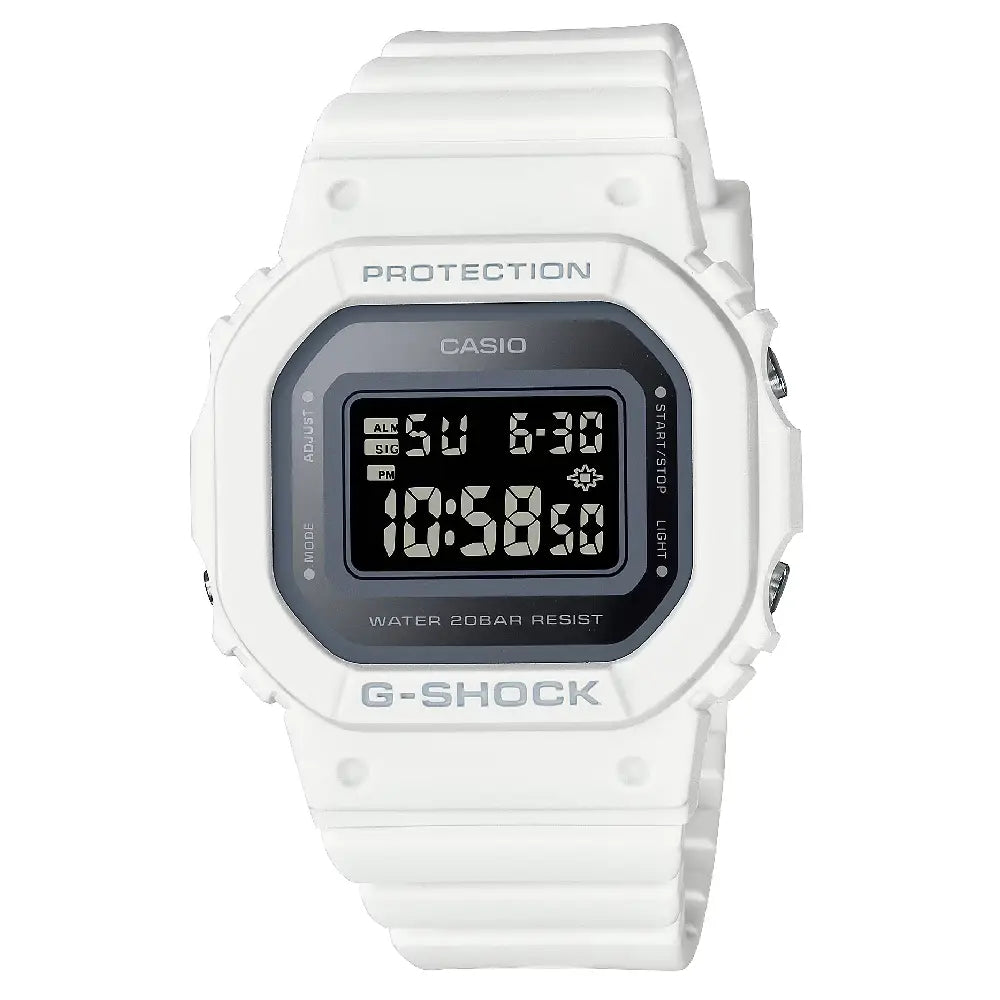 Casio G-Shock S-Series GMD-S5600-7E White Digital Dial 40.5mm Resin Strap Women's Watch