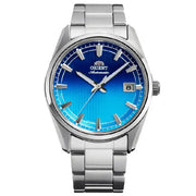 Orient RA-AC0R09L blue dial stainless steel men’s watch front view