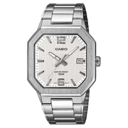 Casio Standard "Octagonal Sport" MTP-B195D-7AVDF Silver Dial 38mm Stainless Steel Men's Watch