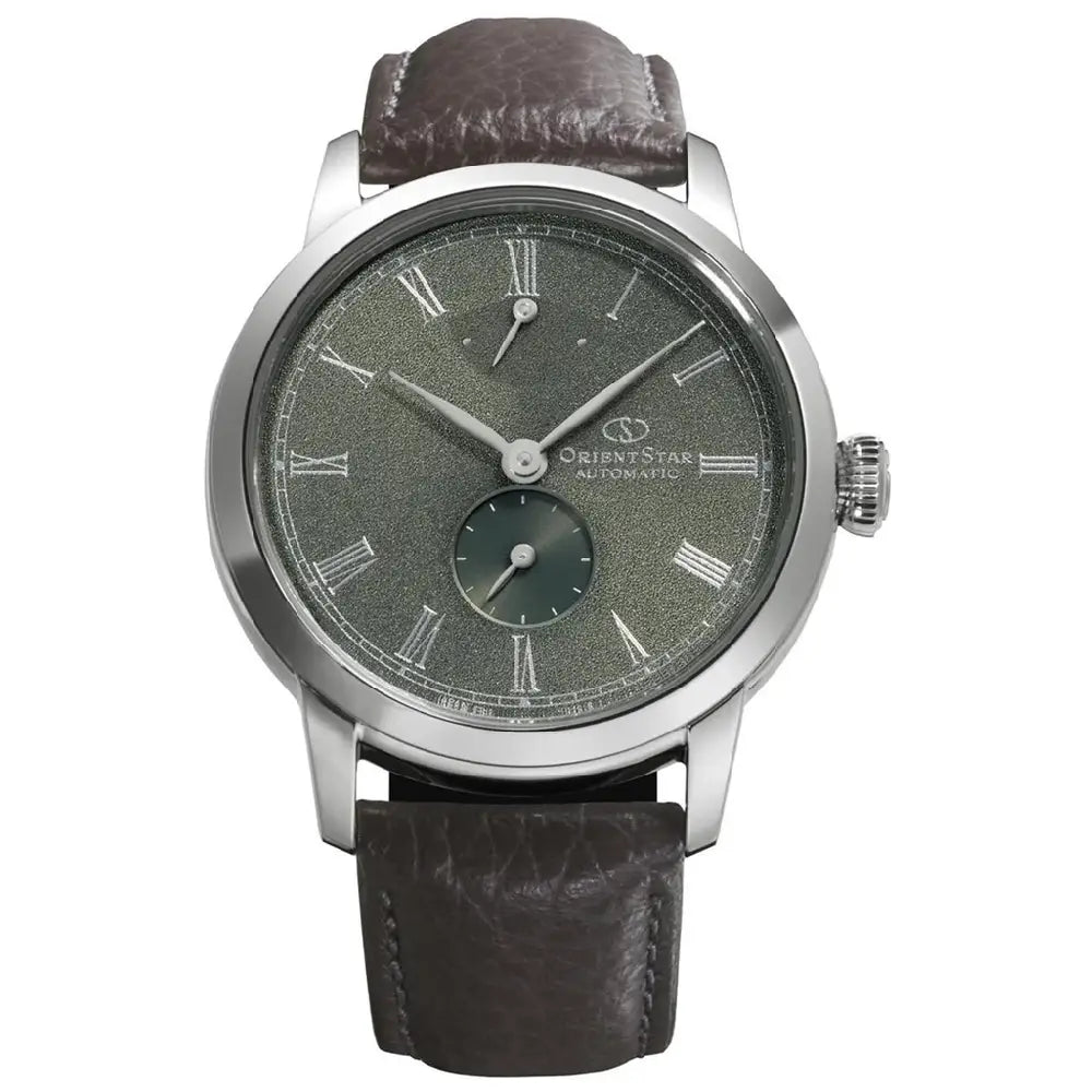 Orient Star RE-BS0001E00B M45 Heritage semi-skeleton men's watch green dial