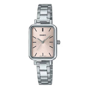 Casio Enticer Ladies Analog LTP-V009D-4EUDF Pink Dial Stainless Steel Women's Watch