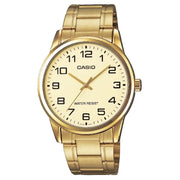 Casio Classic Analog MTP-V001G-9BUDF Gold Dial Stainless Steel Men's Watch
