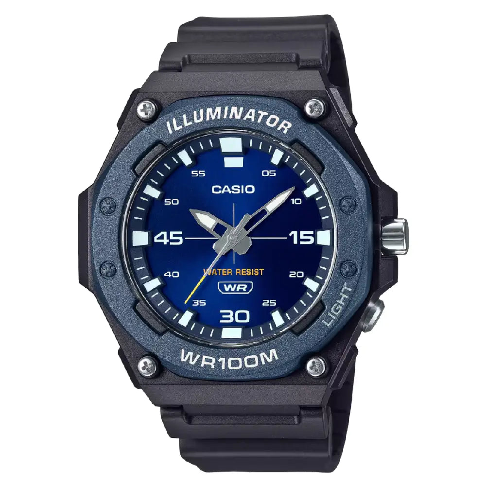 Casio Analog MW-620H-2AVDF Blue Dial Resin Strap Men's Watch