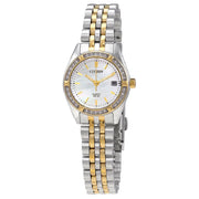 Citizen EU6064-54D Quartz Crystal 26mm two tone stainless steel women’s watch
