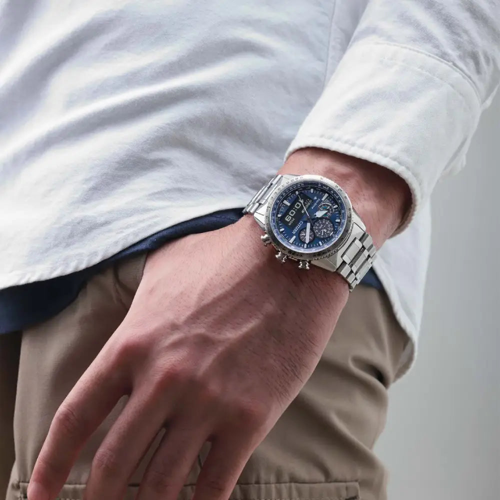 Citizen Promaster Skyhawk "U830" JV2000-51L Blue Dial 43mm Stainless Steel Men's Watch