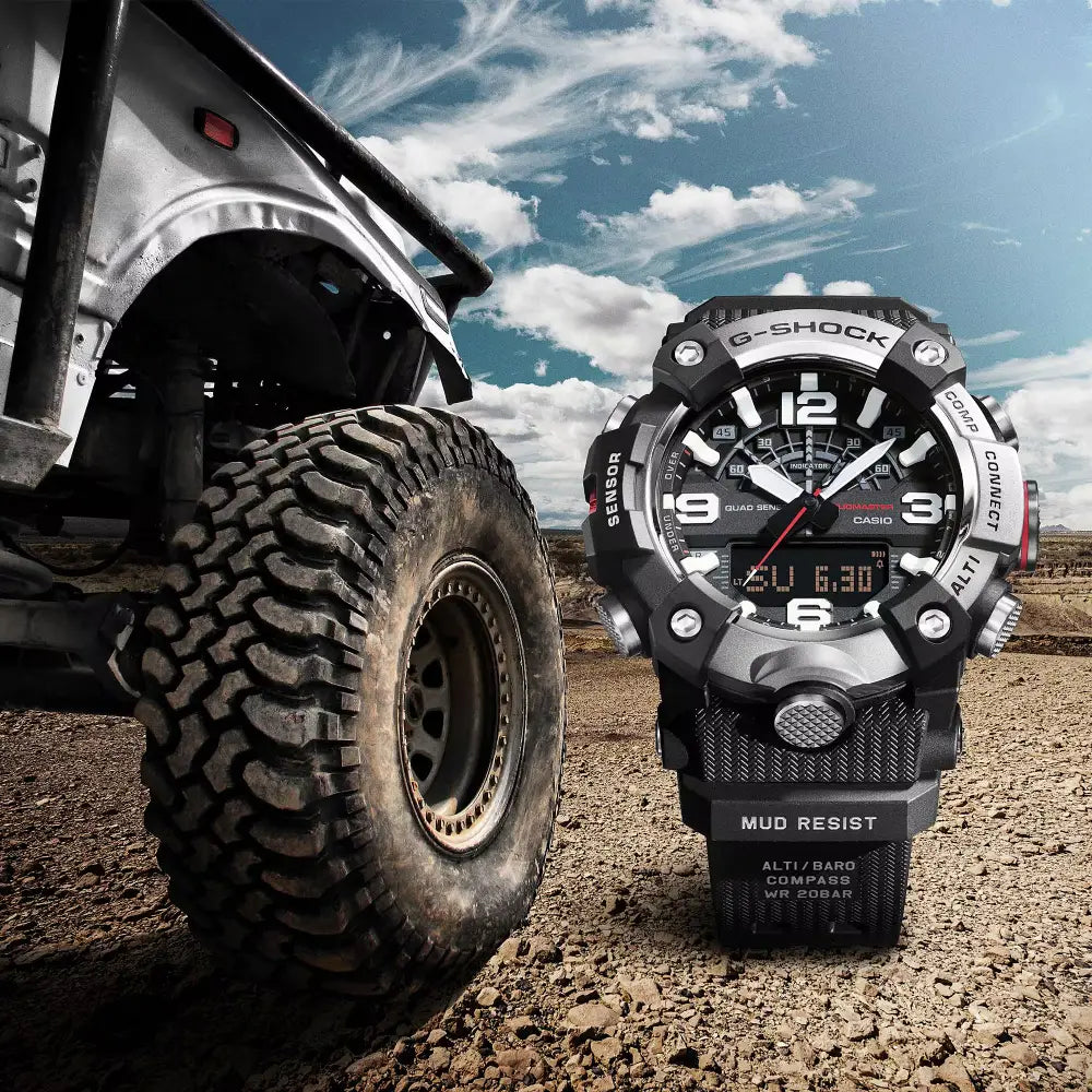 GG-B100XMB-1A G-Shock Mudmaster men’s watch with bold 51mm case design