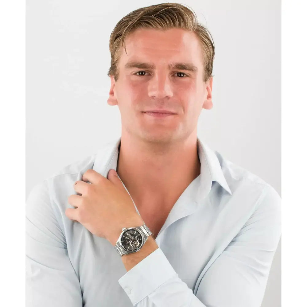 Orient Star RE-AV0004N Automatic Open Heart Grey Dial 41mm Stainless Steel Men's Watch